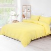 PiccoCasa Washed Brushed Microfiber Soft Duvet Cover Set 3 Pieces including 2 Pillow Cases - 3 of 4