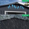 10x12FT Outdoor Metal Storage Shed with Lockable Door, Slanted Roof & Vents, Weatherproof Garden Shed, Large Capacity Tool Storage - 4 of 4