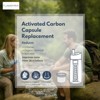 Nispira Carbon Water Filter Replacement Compatible with Lifestraw Stell Universal Go2 Play Water Bottle, 2 Pcs - 4 of 4