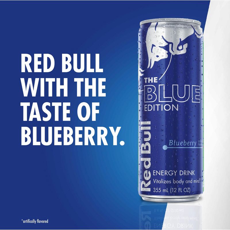 Red Bull Blue Edition Blueberry Energy Drink - 12 fl oz Can, 2 of 9