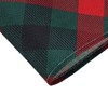 Unique Bargains Christmas Place Mats Plaid Linen Red Green Beige White 13"x17.7" 2 Pcs - 4 of 4