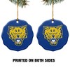Fort Valley State University Primary Logo Porcelain Scalloped Holiday Christmas Tree Ornament - 2 of 4