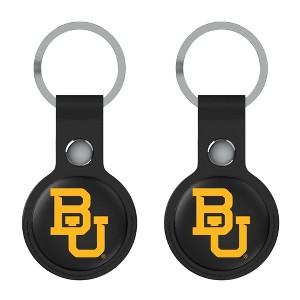 NCAA Big 12 Universities Insignia Black Airtag Holder 2-Pack - 1 of 4