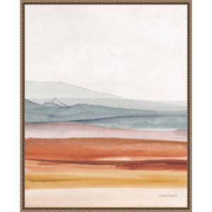 23"x28" Sierra Hills 03 by Lisa Audit Framed Canvas Wall Art Print Bronze - Amanti Art: Hand-Stretched, Modern Decor, Polystyrene Frame - 1 of 4