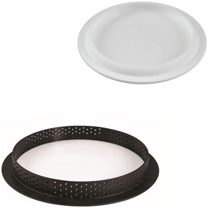 Silikomart KIT TARTE RING 190, Mold and Perforated Ring - 1 of 3