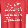 Women's - Instant Message - On Earth As It Is In Heaven Short Sleeve Graphic T-Shirt - 2 of 4