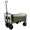 Grungis 440lbs Heavy-Duty Folding Wagon Cart,Premium Utility Cart with Strapping System & Waterproof Liners,Shopping Cart for Camping,Sports - 2 of 4