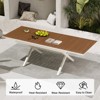 GRANDPATIO Aluminum And Steel Heated Transfer Extendable Dining Table - 4 of 4