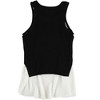 bar III Womens Mixed Media Knit Blouse - 2 of 2