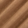 1pc 50"x63" Sun Zero Bronte Floral Jacquard 100% Blackout Rod Pocket Curtain Panel Terracotta - 3 of 4
