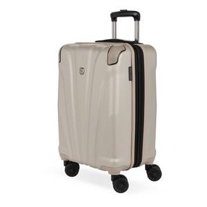 SWISSGEAR Cascade Hardside with Cupholder Carry-on Suitcase - Sand - 1 of 4