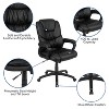 Flash Furniture Flash Fundamentals Big & Tall 400 lb. Rated LeatherSoft Swivel Office Chair with Padded Arms - image 3 of 4