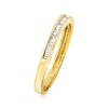 Ross-Simons 0.15 ct. t.w. Baguette Diamond Ring in 14kt Yellow Gold - 3 of 4