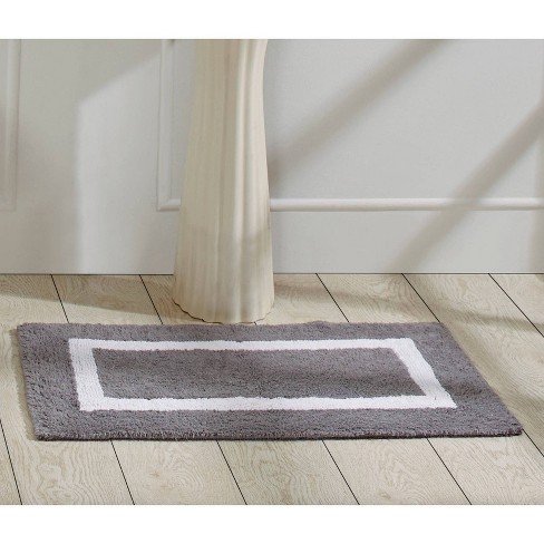 20x60 Lux Collection Bath Rug Gray - Better Trends