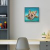PJ Pups II Unframed Wall Canvas - Masterpiece Art Gallery: Modern Animal Artwork, MDF & Canvas Material, 20x20 inches - 4 of 4
