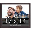 PosterPalooza | Textured Brown Picture Frame - UV Acrylic, Backing Board, Hanging Hardware Included - 2 of 4