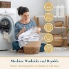 LunaLulinlk Shower Curtain with Hooks – Heavy-Duty Mold/Mildew-Resistant - 2 of 4