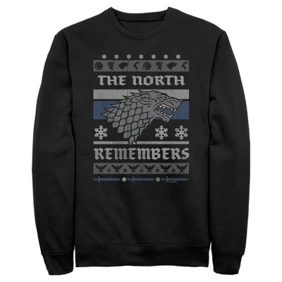 Men's Game of Thrones The North Remembers Ugly Christmas Sweater Sweatshirt
