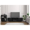 Galleri TV Stand for TVs up to 80" Black - Nexera: Media Console with Open Shelves & Drawer Storage - 4 of 4
