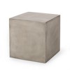 Maggift Patio End Tables Accent Side End Table for Outdoor and Indoor, Garden, Backyard Use, Special Design, Gray, 22"*22"*22.5" - 2 of 4