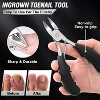 7Pcs Toenail Clippers for Seniors Thick Toenails, Heavy Duty Toe Nail Clippers Adult Thick Nails - 3 of 4