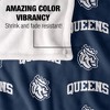 Queens University Of Charlotte Logo Pattern Silky Touch Blanket White 50x60 - 4 of 4