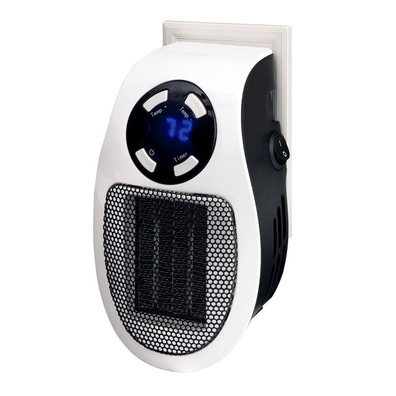 Optimus Mini Plug-in Heater with Thermostat, 1 of 5