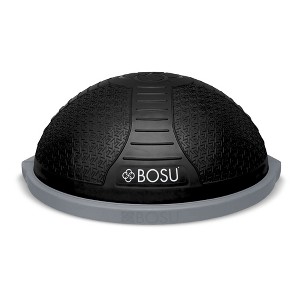 Bosu NEXGEN Balance Strength Trainer, Multi-Functional 26" Exercise Ball, Home Gym Equipment for Full Body Workouts, Black with Gray Rim - 1 of 3