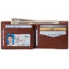 Alpine Swiss Mens Spencer RFID Bifold Wallet 2 ID Windows Divided Bill Section Smooth Leather Comes in a Gift Box - 4 of 4