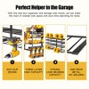 Angel Sar 3-Tier Heavy Duty Metal Wall Mount Power Tool Organizer with 7 Drill Holders, Tool Organizer with 30° Angled Slope Design - 3 of 4