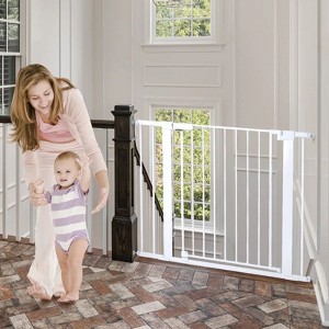 GOTGELIF Baby Safety Gate 36" Extra Tall 29.5-40.6" Wide Auto Close Pressure Mount Pet Gate - 1 of 4