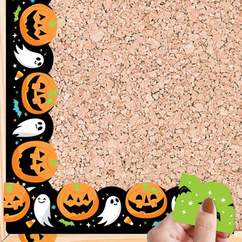 Big Dot Of Happiness Spooky Halloween - Scalloped Classroom Decor ...