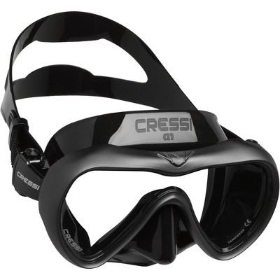 Cressi F-dual Mask And Supernova Dry Snorkel, Clear/blue : Target