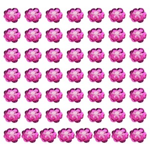 Unique Bargains Iron On Durable DIY Clothing Sequin Bead Flowers Patches 100 Pcs - 1 of 4