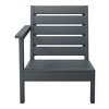 WestinTrends Avalon Outdoor Patio HDPE Left Arm Facing Deep Seating Corner Chair - 2 of 4
