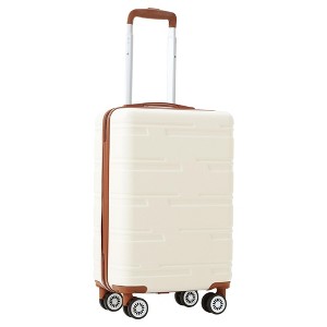 Lightweight Expandable ABS Hardshell Suitcase with TSA Lock, Spinner Wheels, and Telescopic Handle, Hardside Luggage for Men Women - 1 of 4