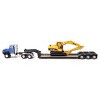 Diecast Masters 1/87 Caterpillar CT660 Day Cab with Lowboy Trailer & 315C L Hydraulic Excavator 84415 - 2 of 4