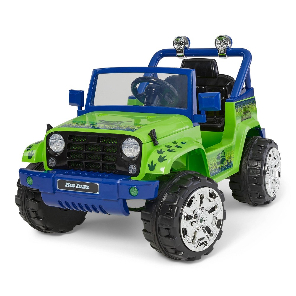 Kid Trax 6V Dino Tracker 4x4 Powered Ride-On - Green