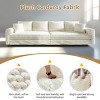 KTMBDW 102.4" Sofa Couch, Comfy Couches for Living Room, Plush Corduroy Sofas for Living Room, Tool-Free Setup Deep Seat Sofa - 3 of 4