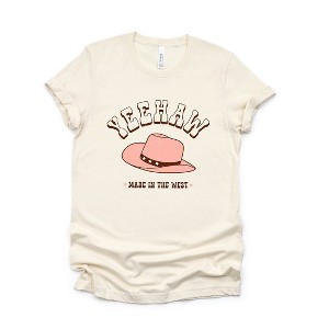 Simply Sage Market Women's Yeehaw Made In The West Short Sleeve Graphic Tee - 1 of 3