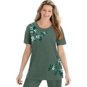 Woman Within Plus Size Graphic Tee - 1 of 4