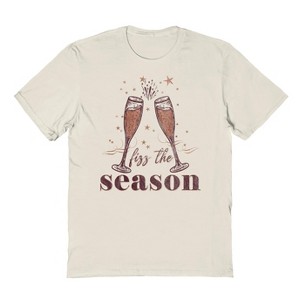 Rerun Island Men's Fizz The Season Short Sleeve Graphic Cotton T-Shirt - 1 of 1