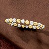 Ross-Simons Italian 8mm Sterling Silver and 18kt Gold Over Sterling Bead Stretch Bracelet - 3 of 4