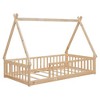 Dolonm Twin Floor Bed Slats,Natural - 3 of 4
