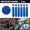 Unique Bargains Bicycle Motorcycle Helmet Adhesive Reflective Safety Stickers Set of 6 Pcs - 2 of 4