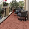 Plastic Interlocking Deck Tiles, 12.00"x12.00" (Pack of 44), for Patio, Outdoor Waterproof, All Weather - 3 of 4