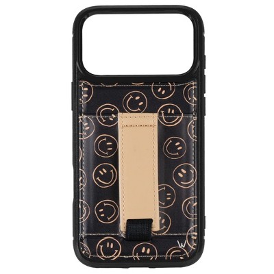 Walli Cases Smile Squad Phone Case with Wallet and Finger Strap