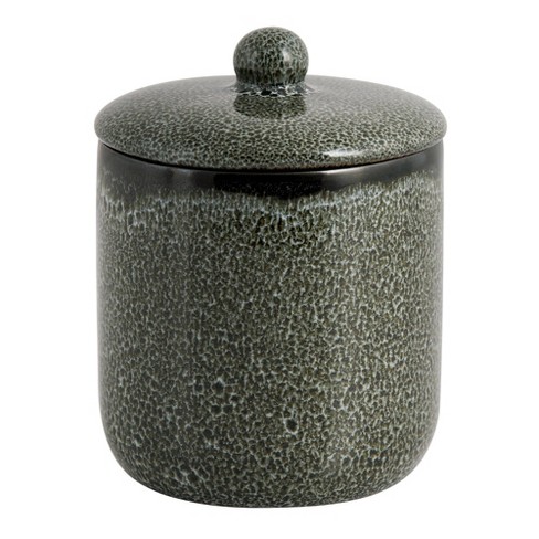 Allure Home Creations Hotelier Cotton Ball Jar Gray/White - Allure Home  Creations