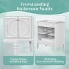 Mshliw 30 Inch Bathroom Vanity with Sink, Freestanding Cabinet with Double Doors and Drawer, Soft Close Hinges, Vintage Style - 4 of 4