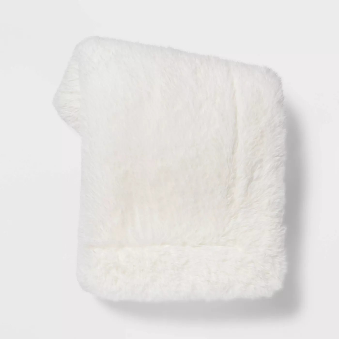 Long Faux Fur Throw Blanket - Threshold™ - image 1 of 7